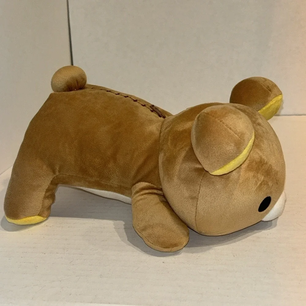 Rilakkuma Plush Bear AQI Laying‎ Down Cute Japanese San-X 2018 P4